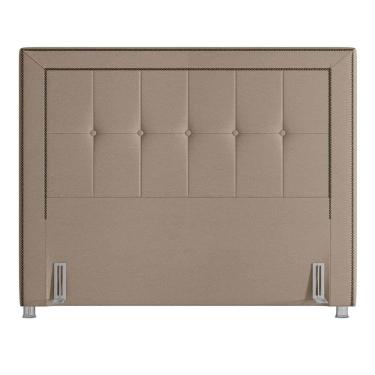 Imagem de Cabeceira Cama Bom Casal  King 195cm Mali Z37 Linho Bege - Mpozenato