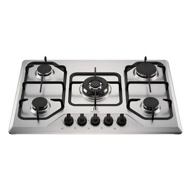 Imagem de Cooktop 5 Bocas A Gas Experience Cook Pro Inox - Electrolux Cinza 127/220v