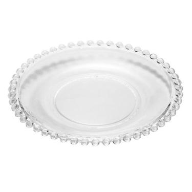 Imagem de Kit De Pratos De Sobremesa 20cm Em Cristal Resistente Com 4 Unidades -