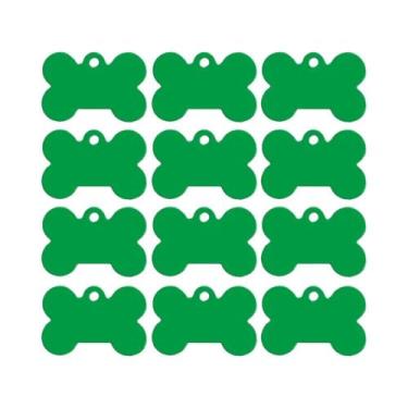 Imagem de Etiquetas De Identificação Para Cães Em Formato De Osso, Dupla Face, A
