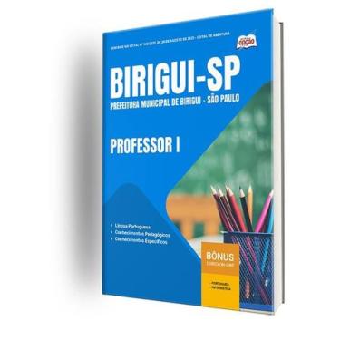 Imagem de Apostila Prefeitura de Birigui - SP - Professor I - Apostilas Opção