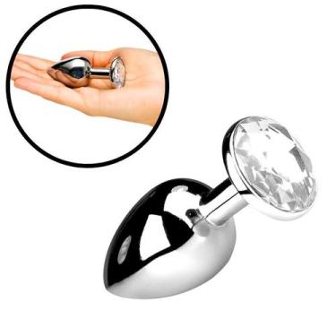 Imagem de Plug Anal Joia P com Cristal Transparente - Sexy Import
