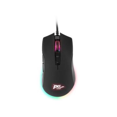 Imagem de Mouse Gamer RGB Philco Óptico 5000DPI - 7 Botões PMS70 Preto Original,