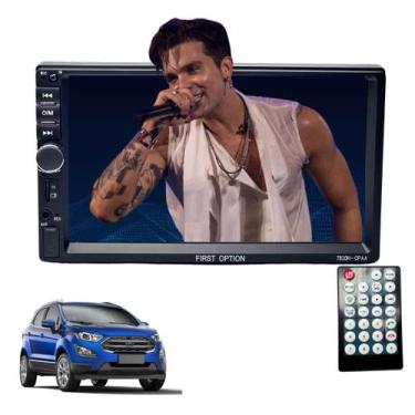 Imagem de Central Multimidia MP5 CarPlay Android Auto 2 Din 7 Polegadas Ecosport