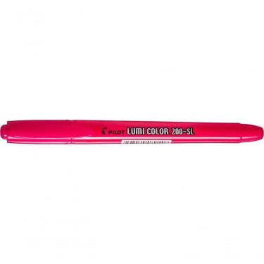 Imagem de Marca Texto Pilot Lumi Color com Tinta Fluorescente e Ponta Chanfrada 4,0MM 1 Unidade Rosa