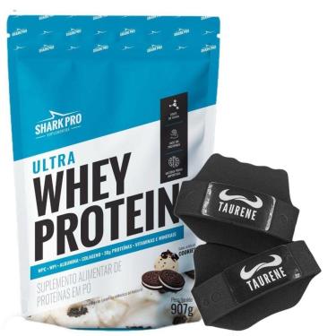 Imagem de Whey Isolado Concentrado Cookies 907g Luva - Shark Pro-Unissex