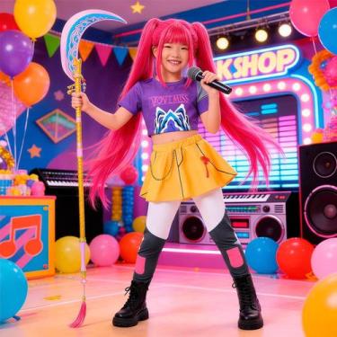 Imagem de Fantasia Guerreiras KPop Infantil Mira ou Zoey pra Menina Cosplay - Fa