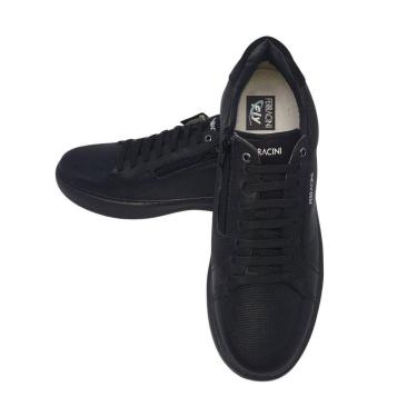 Imagem de Sapatenis Ferracini Marvin Couro Elástico Zíper Preto 41112-Masculino