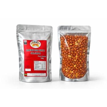 Imagem de Amendoim Frito Salgado Nacaju 500g Snack Crocante