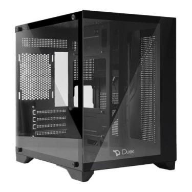 Imagem de Gabinete Gamer Duex Aquário, Mid-Tower, Lateral e Frontal de Vidro, Pr