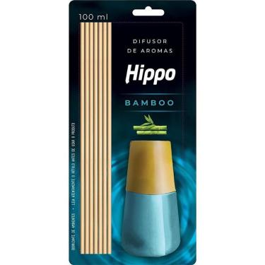 Imagem de Difusor de Aroma Hippo Bamboo 100ML com Varetas Difusoras Fragrância Fresca e Suave Soin