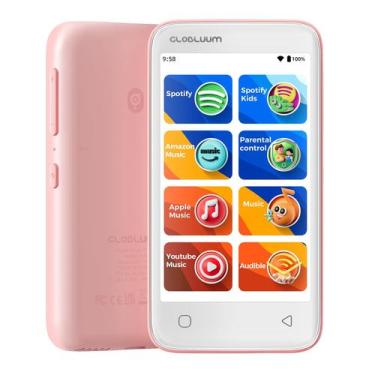 Imagem de MP3 Player Globluum Kids 16GB Bluetooth WiFi Rosa