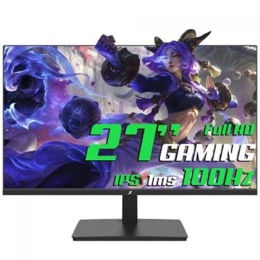 Imagem de Monitor Gamer SuperFrame View 27 Pol FHD IPS 1ms 100HZ FreeSync HDMI V
