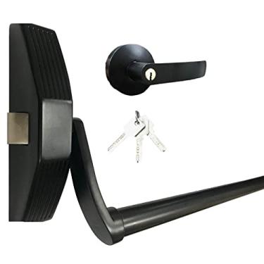 Imagem de Barra anti-panico simples com fechadura e chave - push -CERTIFICADA