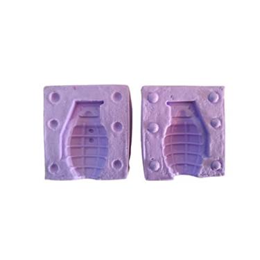 Imagem de Confeitaria dos moldes, F787 MOLDE DE SILICONE GRANADA 3D CONFEITARIA ARTESANATO