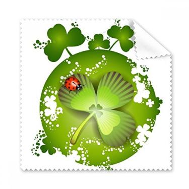 Imagem de Four Leaf Clover Ireland St.Patrick's Day Pano de limpeza para tela de telefone, 5 peças