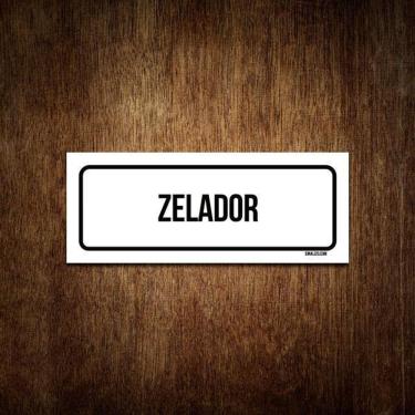 Imagem de Placa De Sinalização Setor - Zelador (23X9)