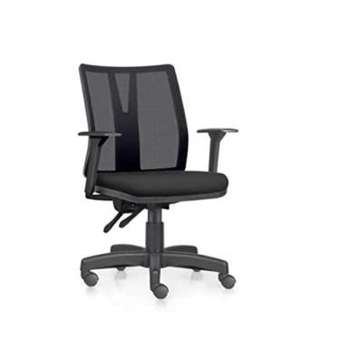 Imagem de Cadeira Addit Ergonômica Frisokar - Couro Sint. Preto