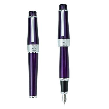 Imagem de Caneta-tinteiro Duke 2009 Fina, ponta dobrada, azul, preto e roxo Cor tamanho, Roxa, Fine Nib