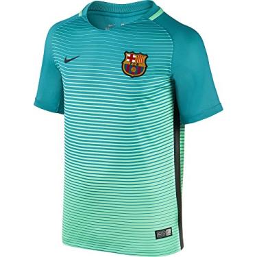 Imagem de Nike Barcelona Youth 16/17 3Rd Grnglw/Preto, GrnGlw/Black, Small