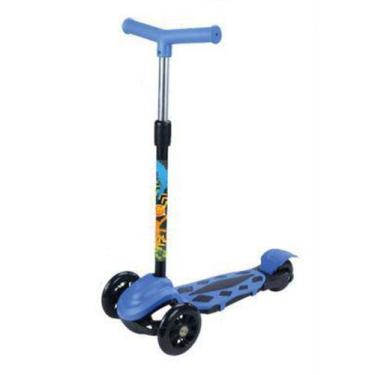 Imagem de Patinete Radical Power New Azul 3 Rodas Para Crianças - Dm Toys