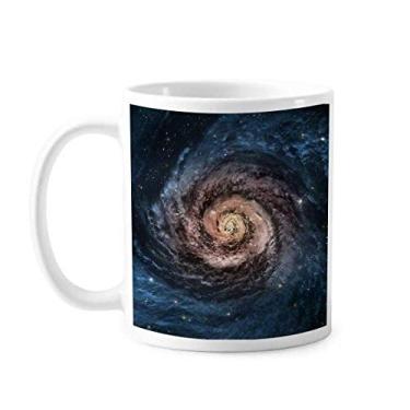 Imagem de Whirlpool Nebula Nebula Padrões de partículas Caneca Cerâmica Xícara de Café Porcelana Louça