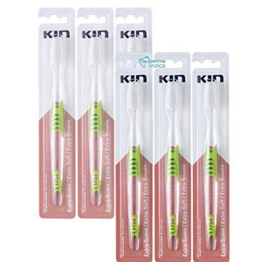 Imagem de KIT 6 ESCOVAS DENTAL ADULTO EXTRA-SUAVE