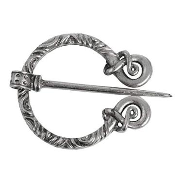 Imagem de LoveinDIY Broche penanular com fivela viking, broche de fibula nórdica para decoração de cachecol suéter fantasia (8 estilos para selecionar)