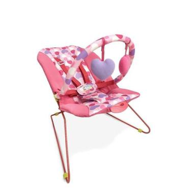 Imagem de Cadeira De Descanso Bebê Vibratória Lite Corações Baby Style