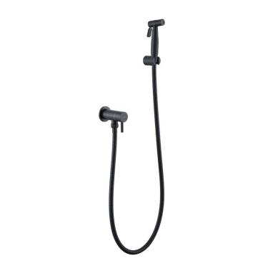 Imagem de Ducha Higiênica Inox Preto com Registro  NOX15B Doan