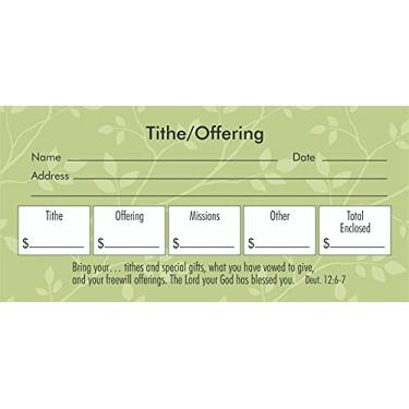 Imagem de 1 envelope de oferta – Tithe/Offering/Missões/Other (Deut 12:6-7)