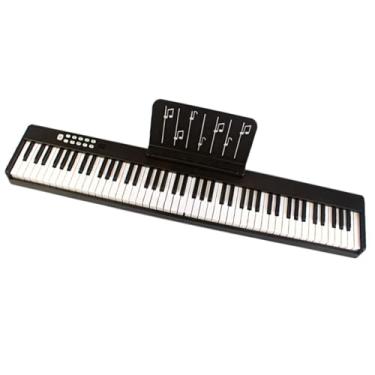 Piano Digital Multifuncional Dobrável, 88 teclas, Teclado eletrônico  portátil, Instrumentos musicais para estudantes