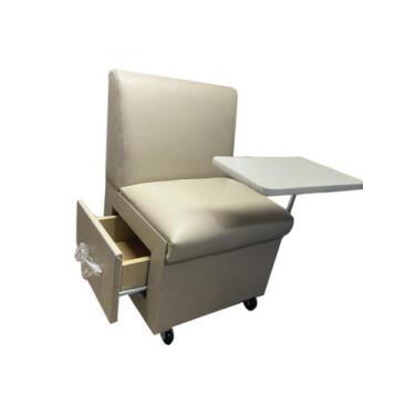 Imagem de Cadeira Ciranda Bege Para Manicure - Big Chair