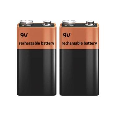 Imagem de Kit 2 Bateria Recarregável 9 Volts 240 mAh Utilizada Detector Metais Dm-500/600 Instrutherm