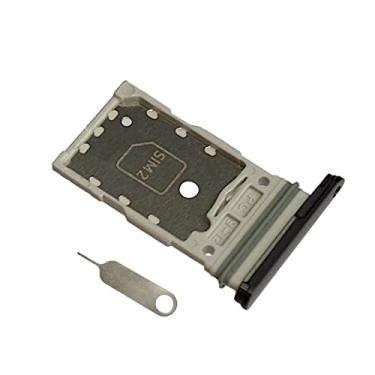 Imagem de Suporte de cartão de substituição para Galaxy s23 Dual SIM para Samsung Galaxy s23 5G S911 SM-S911B/DS, SM-s911 de 6,1 polegadas - Cor preta