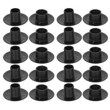 Imagem de plplaaoo Hastes de rolamento de futebol de mesa, rolamentos de máquina de pebolim, rolamentos de haste de mesa de futebol, 10 pares de buchas de pebolim de mesa para matraquilhos, acessórios