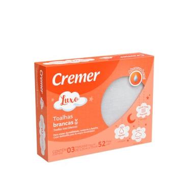 Imagem de Cremer Toalha Luxo Branca Com 3 Unidades