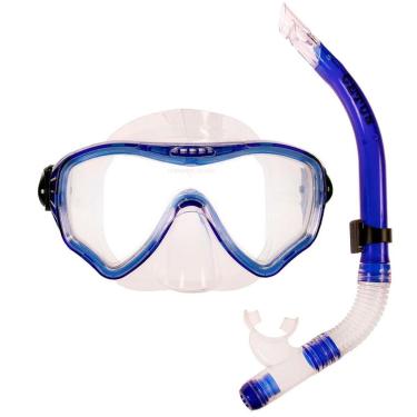 Imagem de Kit de Mergulho Máscara e Respirador Cetus New Parma Pro Amarelo-Unissex