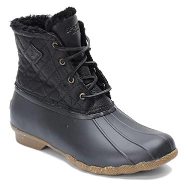 Imagem de Sperry Botas femininas Saltwater Winter Lux, Colcha preta, 6
