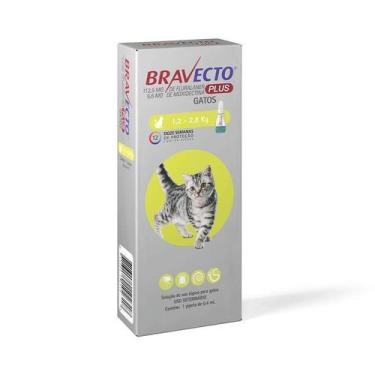Imagem de Anti Pulgas Bravecto Plus para Gatos de Até 2,5kg