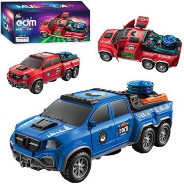 Imagem de Carrinho De Som Caminhonete Rock Music Car Com Luzes Giro 360º - Toy K