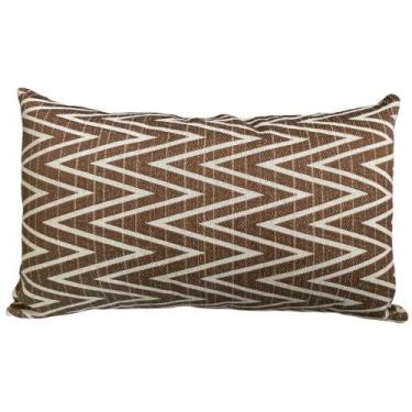 Imagem de Almofada Retangular Jacquard Tripolli Missoni 30x50cm Marrom - FASTLAR