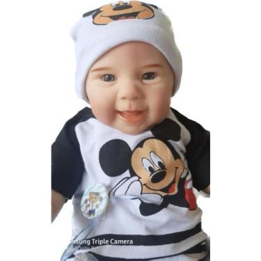 Imagem de Bebê Reborn Realista Em Silicone - LS BRINQUEDOS