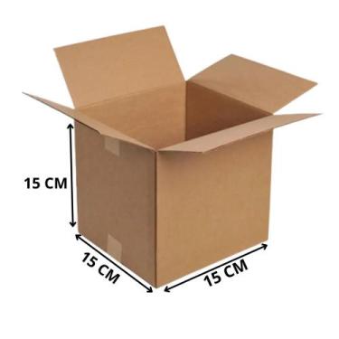 Imagem de Caixa De Papelão 15X15X15 Correio Sedex 100 Unidades - EMBALLATUS