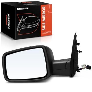 Imagem de A-Premium Espelho retrovisor elétrico do lado do motorista - compatível com Dodge Ram 1500 2009-2010, Ram 2500 3500 2010 - Espelho retrovisor externo externo dobrável manual aquecido com luz de seta