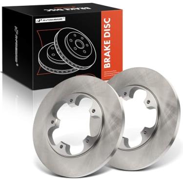 Imagem de A-Premium Rotores de freio a disco sólido traseiro de 308 mm compatíveis com modelos selecionados da Ford - Transit-150 2015-2023, Transit-250 2015-2023, Transit-350 2015-2023, Transit-350 HD 2019,