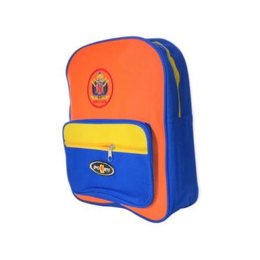 Imagem de Mochila Kids Infantil Escolar Passeio em Tecido Colorido - Nicks Club,