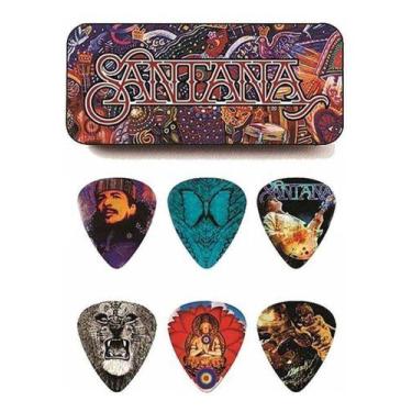 Imagem de Palheta Media Carlos Santana Cx C/6 Dunlop
