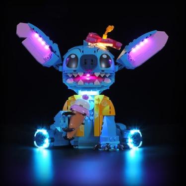 Imagem de BRIKSMAX Kit de luz 2.0 para Lego Stitch - Iluminação LED inovadora compatível com Lego Disney 43249 - Conjunto Lego não incluído