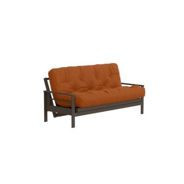 Imagem de Royal Sleep Products Novo colchão Futon de substituição sólida 9 camadas direto da fábrica Full/Queen feito nos EUA (canela, solteiro)